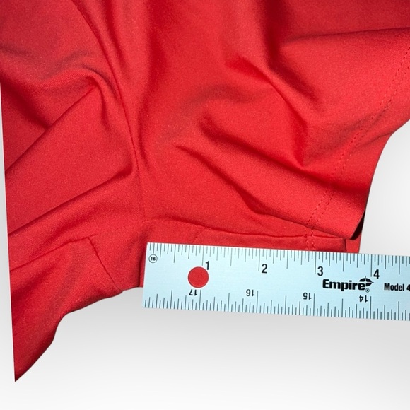 WEAR by Erin Andrews Red Kansas City Chiefs Stripe Skort XXL - Picture 5 of 12